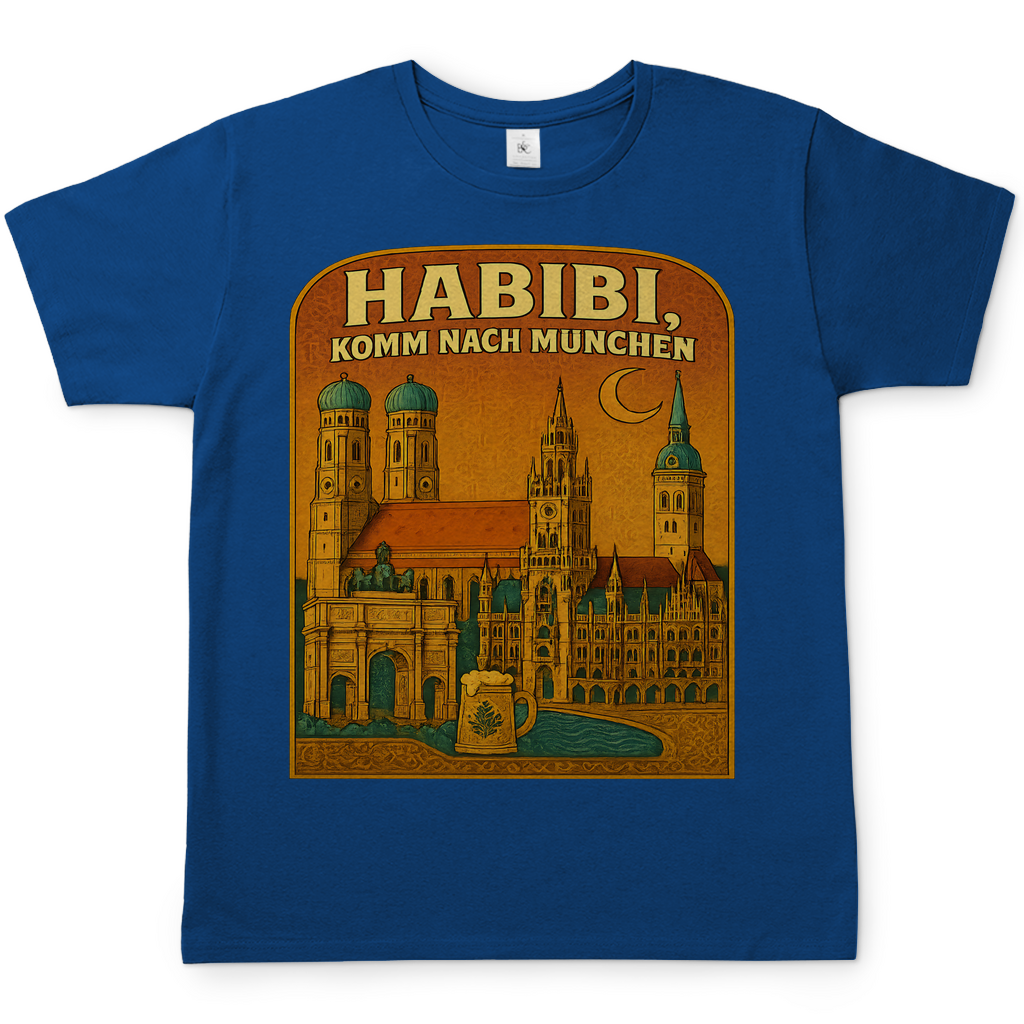 Habibi komm nach München - Herren T-Shirt Royal Blue