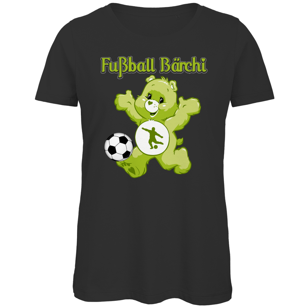 Fußball Bärchi - Glücksbärchi - Damen Premium Bio T-Shirt Black
