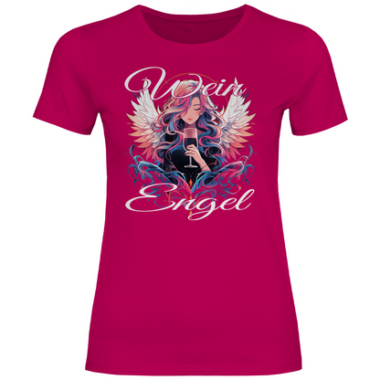 Wein Engel - Damenshirt