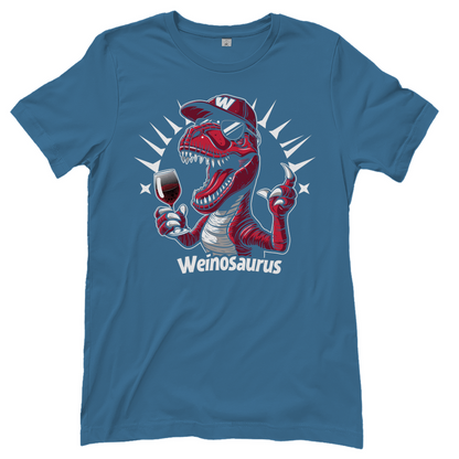 Weinosaurus - Damenshirt Stone Blue