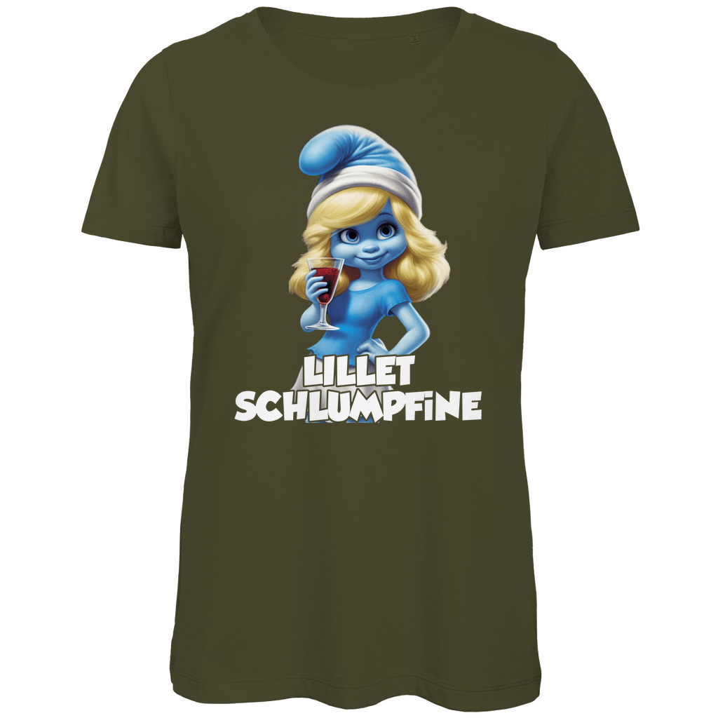 Lillet Schlumpfine Grafik - Damen Premium Bio T-Shirt