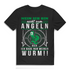 Nein Ich Bin Nicht Zum Angeln Hier Bade Ich Nur Meinen Wurm Herren Premium Bio T-Shirt Black