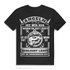T-Shirt für Angler Funshirt Männer „Angeln ist wie Sex selbst gut wenn es schlecht läuft“ Black
