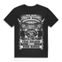 Fünfzylinder Shirt Männer T-Shirt "Das Maß aller Dinge sind fünf Kolben und Vier Ringe" Black