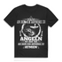 Angler Shirt Männer – Leidenschaftliches Spruchshirt „Angeln ist Leben“ Black