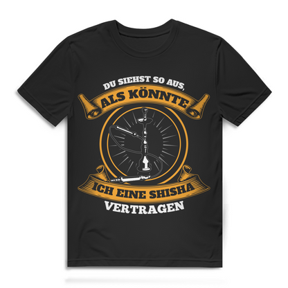 Hookah Funshirt – Männer T-Shirt mit Shisha-Motiv &amp; Spruch Black