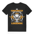 Geschenk für Opa – Lustiges Herren T-Shirt „Großvater die Legende“ Black