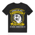 Herren Elektriker T-Shirt Greif in die Steckdose lass mich in Ruhe arbeiten Black