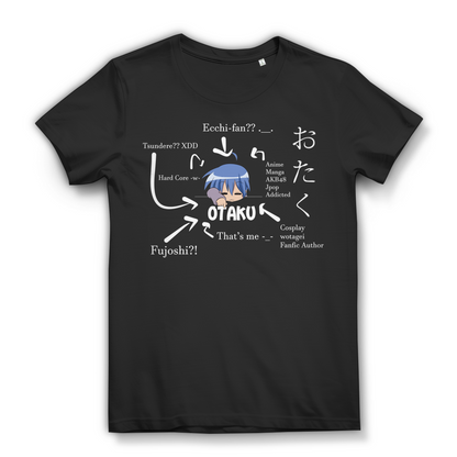 Anime Fan Shirt für Frauen – Otaku Style mit Manga-Vibes Black