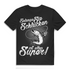 Lustiges Angler Shirt – Zweideutiger Spruch – Männer Funshirt Black