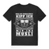 „Was du vorglühst, kipp ich mir ins Müsli“ – Herren Saufshirt mit Spruch Black