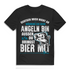 Angler Shirt – Quatsch mich nicht an, außer du bringst Bier mit Black