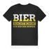 Bier macht schön! Ich bin der Beweis – Lustiges Herren T-Shirt für Bierfans Black