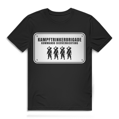 Kampftrinkerbrigade T-Shirt – Kommando Biervernichtung – Herren Bio Shirt Black