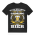 Gaming T-Shirt Männer – Familie, Freunde, Zocken & Bier – Bio Baumwolle Black