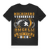 Herren T-Shirt Wochenend Vorhersage Angeln und viel Bier Black