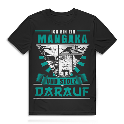 Ich bin Mangaka Shirt – Anime Manga Zeichner Spruch für Künstler und Otakus Black