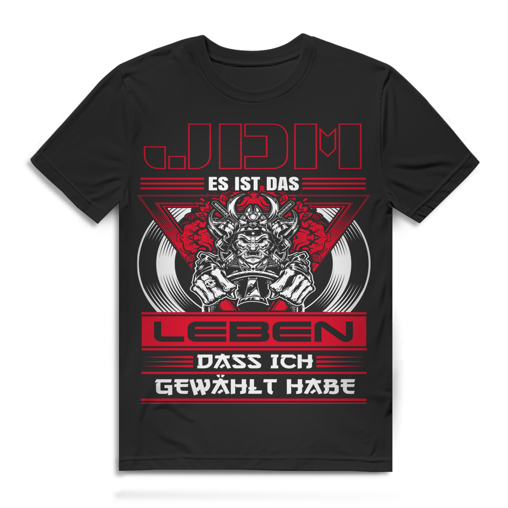 JDM T-Shirt Männer – Es ist das Leben das ich gewählt habe – Tuningszene Black
