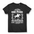 Reiterin T-Shirt Bio – Pferdeliebe Spruchshirt für Frauen & Reitfans Black