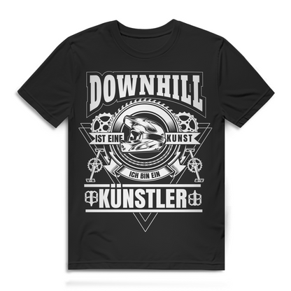 Mountainbike Shirt – Downhill Fahrer Kunst Spruch Funshirt Herren T-Shirt Black