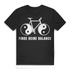Yin Yang Fahrrad Shirt Herren – Finde deine Balance Radfahren Funshirt Black