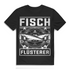 Fisch Flüsterer Angler Shirt – Lustiges T-Shirt für Hobby Fischer Männer Black