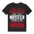 Turbo Shirt Männer Auto Tuning Spruch – Fünf Kolben knallen dich weg du Hugo Black