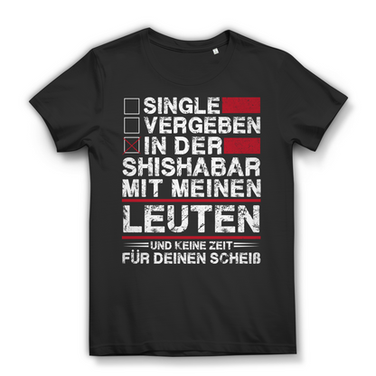 T-Shirt Shishabar Frauen – Kein Bock auf Liebe Shisha – Hookah Girls Shirt Black