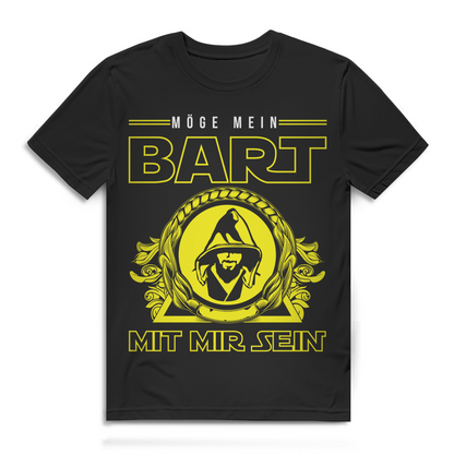 Möge mein Bart mit mir sein – Herren T-Shirt Bio Baumwolle – Bart Shirt Black