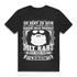 Lustiges Bart Shirt Männer – Sexy mit Bart – Herren Bio Baumwolle Black