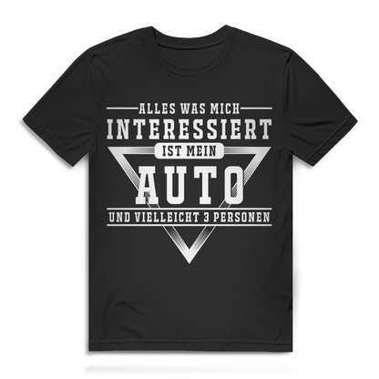 Auto Shirt Männer – Alles was mich interessiert ist mein Auto Black