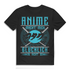 Anime macht glücklich – Katana Style Bio T-Shirt für echte Otakus & Manga Fans Black