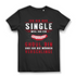 Single weil Ghoul – Freches Anime Shirt für Frauen mit Biss Black
