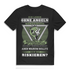 Herren T-Shirt Leben ohne Angeln warum sollte ich es riskieren Angler Shirt Black