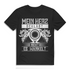 Mein Herz wankelt – Wankelmotor T-Shirt für Autoliebhaber – Bio Baumwolle Black