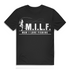 MILF – Man I Love Fishing Shirt für Angler mit Humor – Bio Baumwolle Männer Black