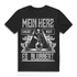 Herren T-Shirt Mein Herz schlägt nicht es blubbert Shisha Shirt Black