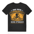 Herren T-Shirt Wo wir hinfahren brauchen wir keine Straßen - MTB Shirt Black