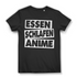 Essen Schlafen Anime – Damen T-Shirt für Otaku & Anime-Fans Black