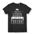 Mein Leben ist ein Ponyhof – Damen T-Shirt mit Spruch – Bio Baumwolle Black
