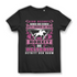 Reiterin Shirt Damen – Ihre Hoheit betritt den Raum – Rosa Pferde T-Shirt Black