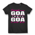 Damen T-Shirt Einmal Goa immer Goa glaub mir Psytrance Shirt Black