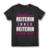 Einmal Reiterin – Damen T‑Shirt Pferdeliebe Reitsport Bio Baumwolle Spruch Black