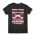 Gaming Shirt Damen – Sorry Jungs ich habe Pläne – Für heute wird gezockt! Black
