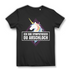 Lustiges Einhorn T-Shirt Frauen – Frech witzig provokant Statement Shirt Black