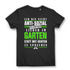 Anti Sozial Garten Shirt Damen – Lieber im Garten als mit Idioten reden Black