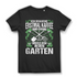 Garten Spruchshirt Damen – Ich brauche Kaffee und dann geht&