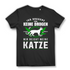 Katzen Damen Shirt – Mir reicht meine Katze Anti Drogen Statement Katzenmama Black