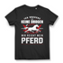 Pferdeliebe statt Party – Funshirt für Frauen mit Herz fürs Reiten & Natur Black