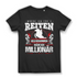 Würde ich fürs Reiten Geld kriegen Shirt – Reiterin Funshirt mit witzigem Spruch Black